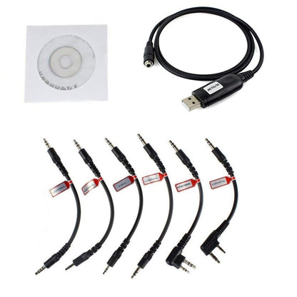 RETEVIS C9002 6 In 1 USB Program Programming Cable Adapter Write Frequency Line Set - Other Accessories by RETEVIS | Online Shopping UK | buy2fix