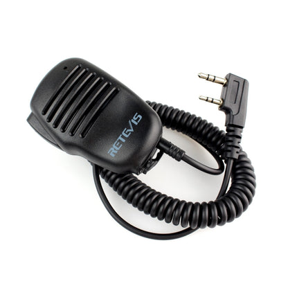 RETEVIS HK008 2 Pin Handheld PTT Speaker Microphone - Microphones & Headsets by RETEVIS | Online Shopping UK | buy2fix