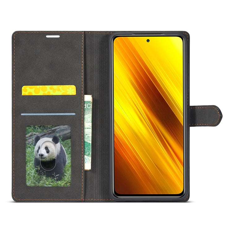 For Xiaomi Poco X3 / X3 NFC / X3 Pro Forwenw F1 Series Matte Strong Magnetism Horizontal Flip Leather Case with Holder & Card Slots & Wallet & Photo Frame(Black) - Xiaomi Cases by Forwenw | Online Shopping UK | buy2fix