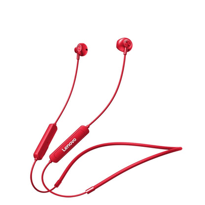 Original Lenovo SH1 Intelligent Noise Reduction Neck-mounted Magnetic Wire-controlled Bluetooth Earphone, Support Call(Red) - Neck-mounted Earphone by Lenovo | Online Shopping UK | buy2fix