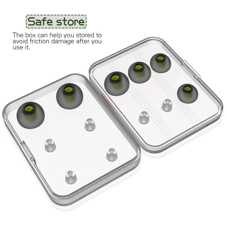 6 Pairs New Bee NB-M1 In-ear Silicone Ear Caps with Storage Box, Suitable for 5mm-7mm Earphone Plugs - Apple Accessories by New Bee | Online Shopping UK | buy2fix