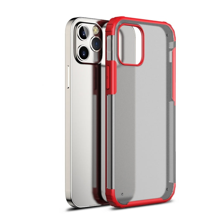 For iPhone 12 mini Shockproof Ultra-thin Frosted TPU + PC Protective Case (Red) - iPhone 12 mini Cases by WK | Online Shopping UK | buy2fix
