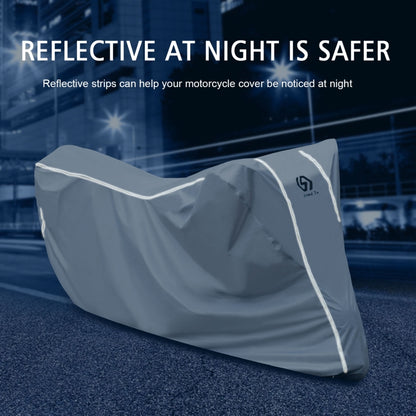 WUPP CS-1410B2 Motorcycle Thickened Oxford Cloth All-inclusive Waterproof Sun-proof Protective Cover, Size:M(Silver) - In Car by WUPP | Online Shopping UK | buy2fix