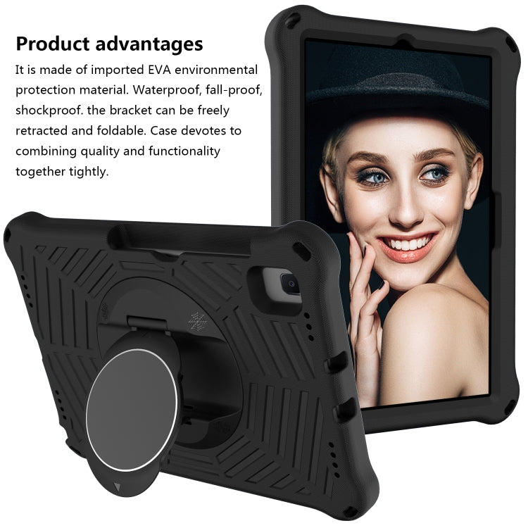 Spider King EVA Protective Case with Adjustable Shoulder Strap & Holder & Pen Slot For Samsung Galaxy Tab S5e 10.5 SM-T720 / SM-T725(Black) - Tab S5E 10.5 T720 / T725 by buy2fix | Online Shopping UK | buy2fix