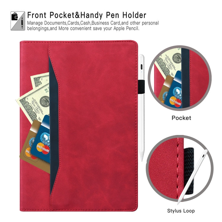 For iPad Mini 5 / 4 / 3 / 2 / 1 Business Shockproof Horizontal Flip Leather Case with Holder & Card Slots & Photo Frame & Pen Slot & Sleep / Wake-up Function(Red) - iPad Mini 4 & 3 & 2 & 1 Cases by buy2fix | Online Shopping UK | buy2fix