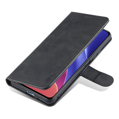 For Xiaomi Poco F3 AZNS Skin Feel Calf Texture Horizontal Flip Leather Case with Card Slots & Holder & Wallet(Black) - Xiaomi Cases by AZNS | Online Shopping UK | buy2fix