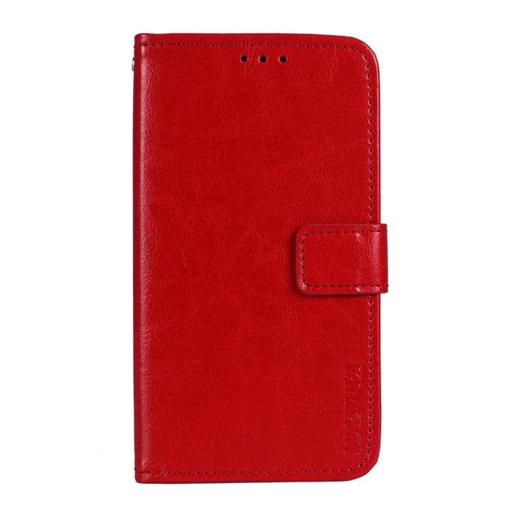 For Wiko Power U30 idewei Crazy Horse Texture Horizontal Flip Leather Case with Holder & Card Slots & Wallet(Red) - Wiko by idewei | Online Shopping UK | buy2fix