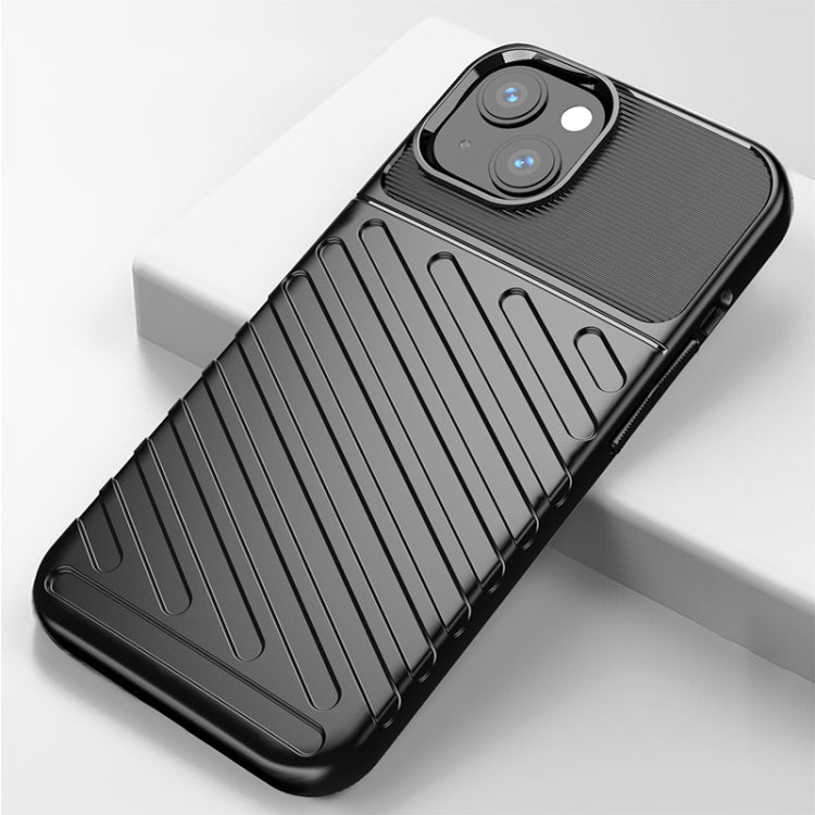 For iPhone 13 mini Thunderbolt Shockproof TPU Soft Case (Black) - iPhone 13 mini Cases by buy2fix | Online Shopping UK | buy2fix