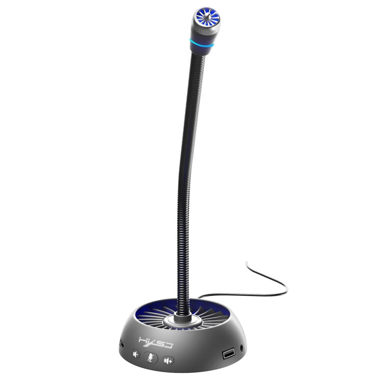 HXSJ F15 USB Anti-interference Matrix Noise Reduction Microphone(Black) - Microphone by HXSJ | Online Shopping UK | buy2fix