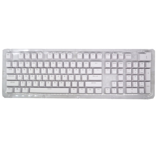 HXSJ P9 104 Keys PBT Color Mechanical Keyboard Keycaps(White) - Other by HXSJ | Online Shopping UK | buy2fix