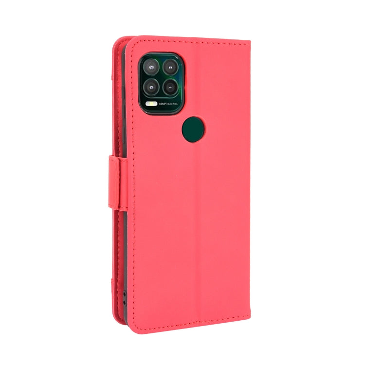 For Motorola Moto G Stylus 5G 2021 Skin Feel Calf Pattern Horizontal Flip Leather Case with Holder & Card Slots & Photo Frame(Red) - Motorola Cases by buy2fix | Online Shopping UK | buy2fix