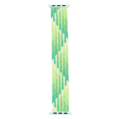 Single Loop Weaving Nylon Watch Band, Size: XS 128mm For Apple Watch Series 9&8&7 41mm / SE 3&SE 2&6&SE&5&4 40mm / 3&2&1 38mm(Lime) - Watch Bands by buy2fix | Online Shopping UK | buy2fix