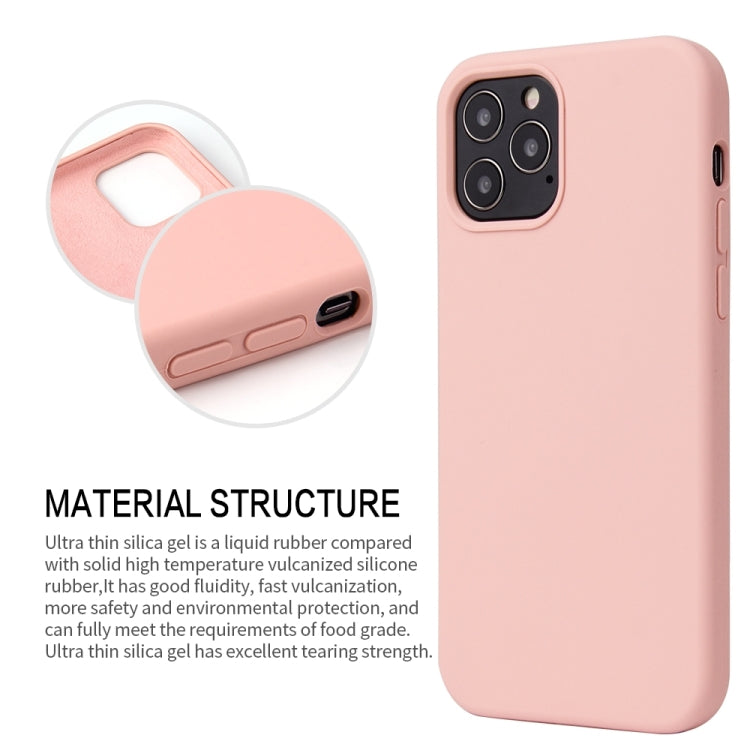 For iPhone 13 Pro Solid Color Liquid Silicone Shockproof Protective Case (Lavender Grey) - iPhone 13 Pro Cases by buy2fix | Online Shopping UK | buy2fix