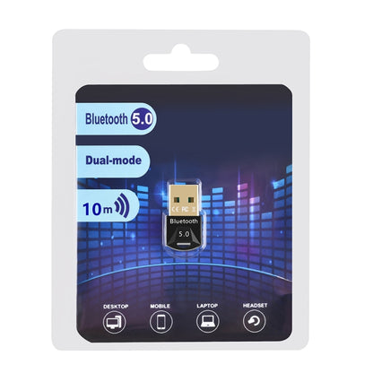 BT501 USB 2.0 Mini Bluetooth 5.0 Adapter Audio Receiver Transmitter - Bluetooth Dongle by buy2fix | Online Shopping UK | buy2fix