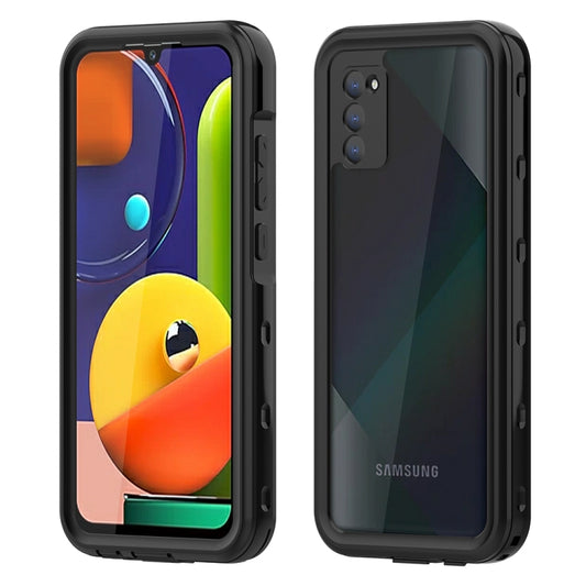 For Samsung Galaxy A02s US Version RedPepper Transparent Dot Shockproof Waterproof PC + TPU Protective Case(Black) - Galaxy Phone Cases by RedPepper | Online Shopping UK | buy2fix