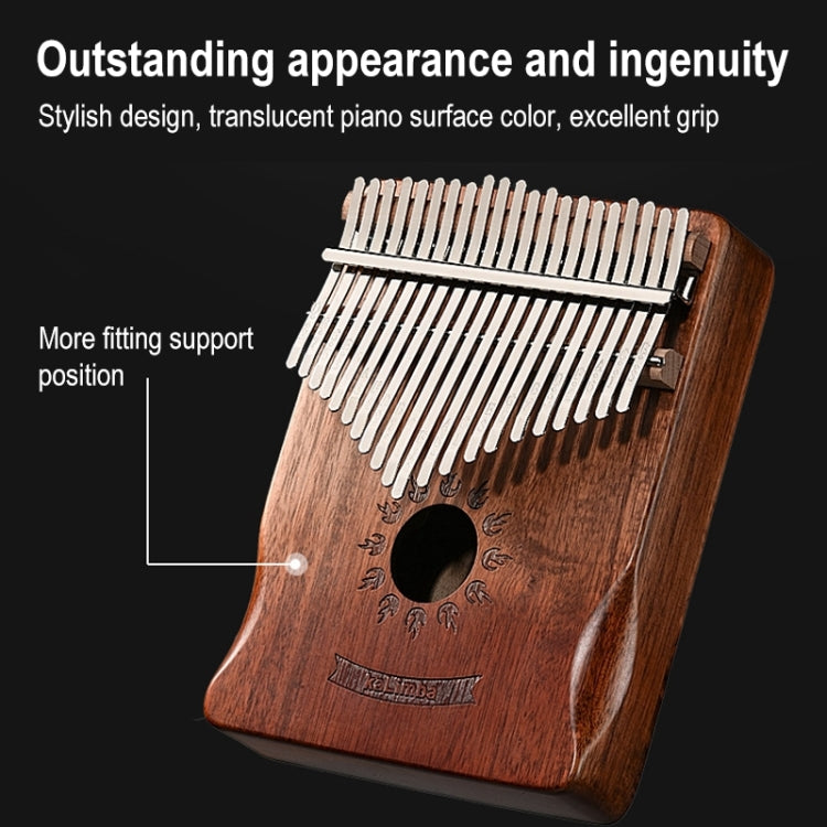 21 Tone Acacia Wood Thumb Piano Kalimba Musical Instruments(Aurora Blue-Cat) - Keyboard Instruments by buy2fix | Online Shopping UK | buy2fix