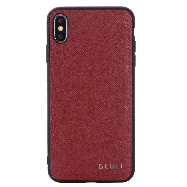 For iPhone 11 GEBEI Full-coverage Shockproof Leather Protective Case(Red) - iPhone 11 Cases by GEBEI | Online Shopping UK | buy2fix