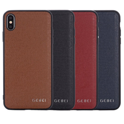 For iPhone 11 Pro Max GEBEI Full-coverage Shockproof Leather Protective Case(Red) - iPhone 11 Pro Max Cases by GEBEI | Online Shopping UK | buy2fix