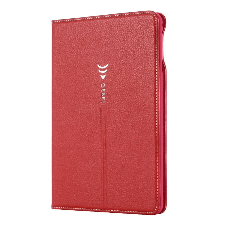 For iPad Mini 2019 & 4 & 3 & 2 & 1 GEBEI PU+TPU Horizontal Flip Protective Case with Holder & Card Slots(Red) - iPad mini (2019) / mini 5 Cases by GEBEI | Online Shopping UK | buy2fix