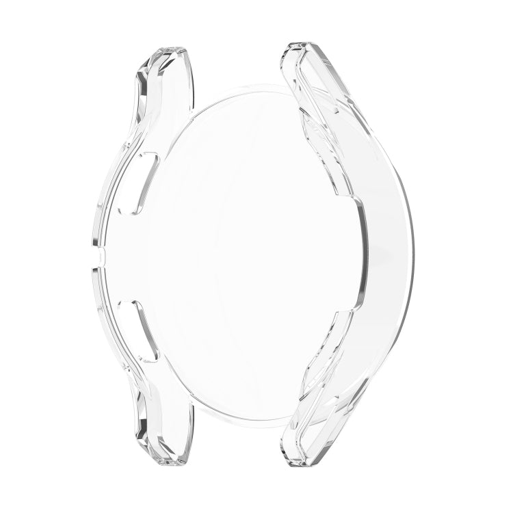 For Samung Galaxy Watch4 40mm Full Coverage TPU Electroplating Protective Case Cover(Transparent White) - Smart Wear by buy2fix | Online Shopping UK | buy2fix