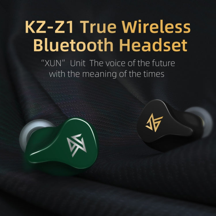 KZ Z1 1DD Dynamic True Wireless Bluetooth 5.0 Sports In-ear Earphone(Green) - In Ear Wired Earphone by KZ | Online Shopping UK | buy2fix