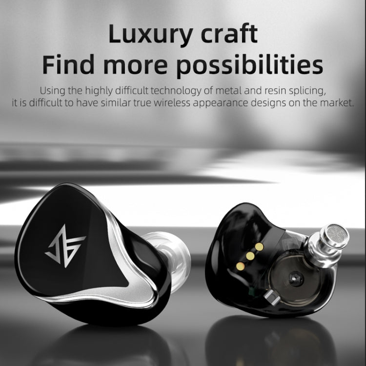 KZ Z3 Hybrid Technology 1DD+1BA Wireless Bluetooth 5.2 Sports Noise Reduction TWS In-ear Earphone(Black) - TWS Earphone by KZ | Online Shopping UK | buy2fix
