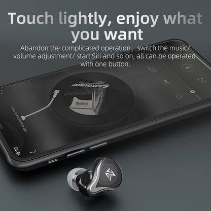 KZ Z3 Hybrid Technology 1DD+1BA Wireless Bluetooth 5.2 Sports Noise Reduction TWS In-ear Earphone(Black) - TWS Earphone by KZ | Online Shopping UK | buy2fix