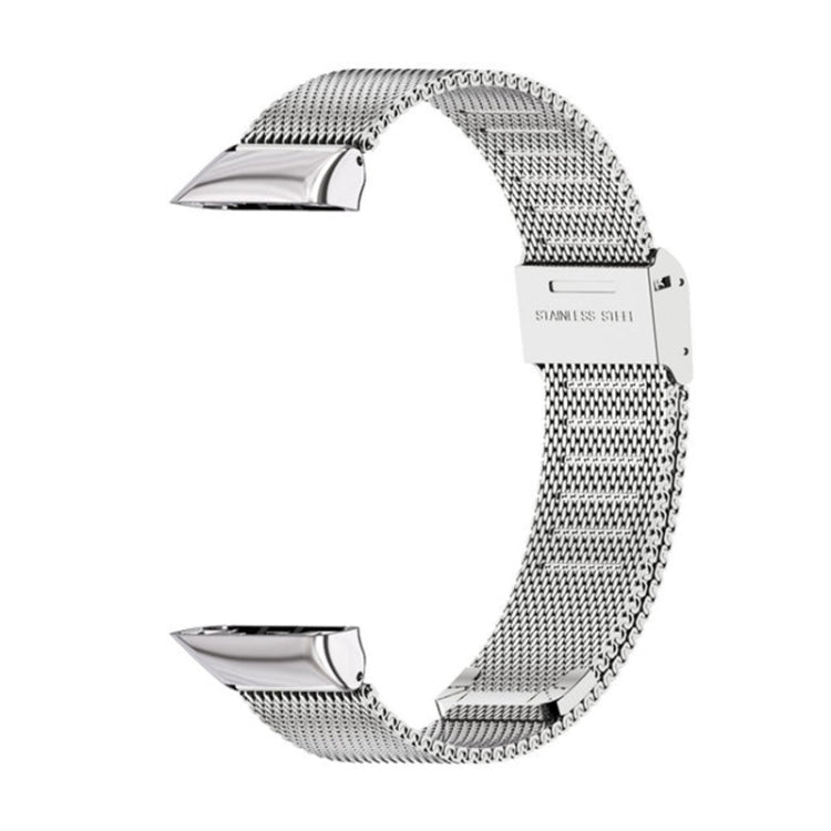 For Huawei Band 6 / Honor Band 6 / 7 MIJOBS Milan Stainless Steel Watch Band(Silver) - Watch Bands by MIJOBS | Online Shopping UK | buy2fix