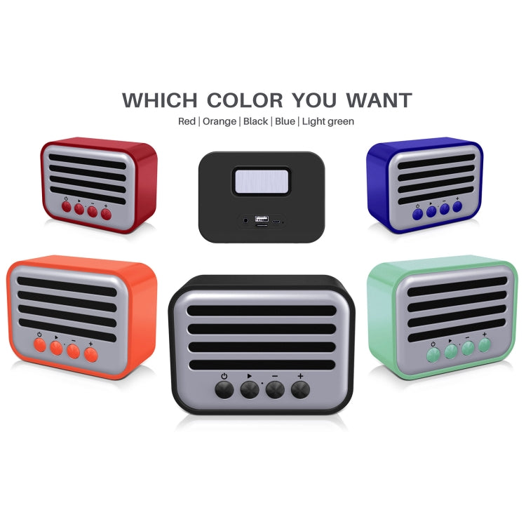 New Rixing NR-102 Mini TWS Bluetooth Speaker(Orange) - Mini Speaker by New Rixing | Online Shopping UK | buy2fix