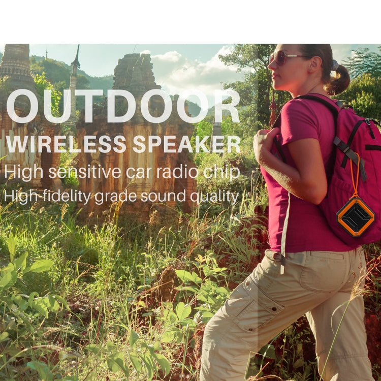 New Rixing NR-103 Mini TWS Bluetooth Speaker with Lanyard(Red) - Mini Speaker by New Rixing | Online Shopping UK | buy2fix