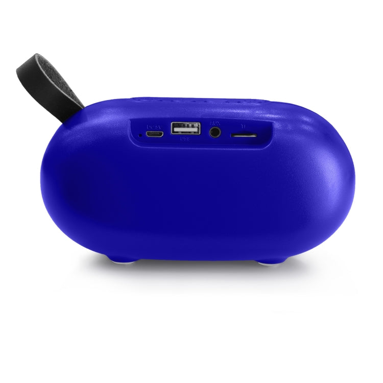 New Rixing NR-105 Mini TWS Metal Bluetooth Speaker Support Hands-free Call / FM(Blue) - Desktop Speaker by NewRixing | Online Shopping UK | buy2fix