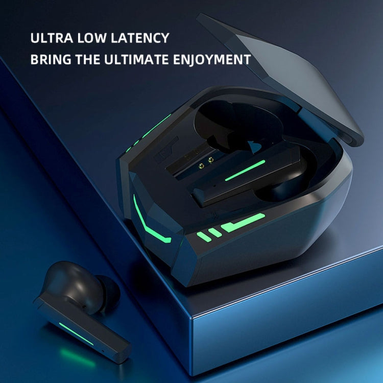 Original Lenovo XT80 TWS Game / Music Dual Mode Bluetooth Earphone with Breathing Light & Charging Box(Black) - TWS Earphone by Lenovo | Online Shopping UK | buy2fix