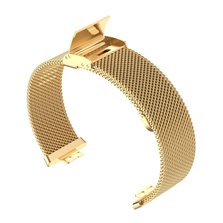 For Huawei Watch Fit Mesh Metal Watch Band(Gold) - Smart Wear by buy2fix | Online Shopping UK | buy2fix