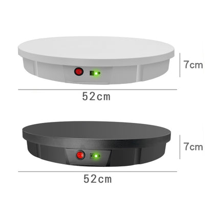 52cm Remote Control Electric Rotating Turntable Display Stand Video Shooting Props Turntable, Charging Power, Power Plug:EU Plug(White) - Camera Accessories by buy2fix | Online Shopping UK | buy2fix