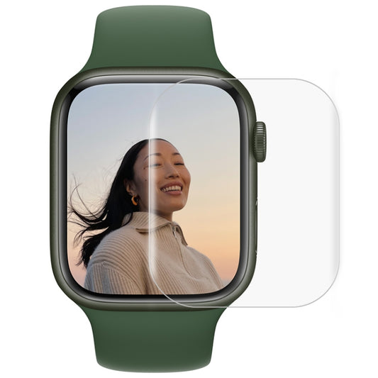 UV Liquid Curved Full Glue Full Screen Tempered Glass Film For Apple Watch Series 7 41mm - Smart Wear by buy2fix | Online Shopping UK | buy2fix