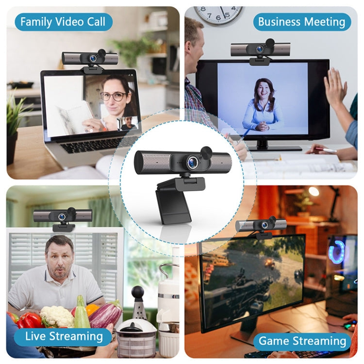 HY33 1080P HD USB Computer Webcam, Type:without Speaker(Black) - HD Camera by buy2fix | Online Shopping UK | buy2fix