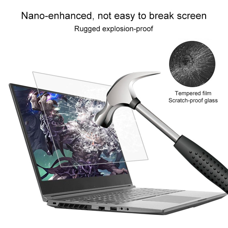 Laptop Screen HD Tempered Glass Protective Film For MECHREVO Umi Pro III 15.6 inch - Computer & Networking by buy2fix | Online Shopping UK | buy2fix