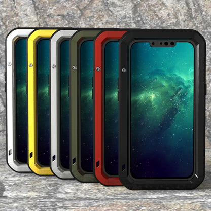 For iPhone 13 Pro LOVE MEI Metal Shockproof Waterproof Dustproof Protective Phone Case (Army Green) - Apple Accessories by LOVE MEI | Online Shopping UK | buy2fix