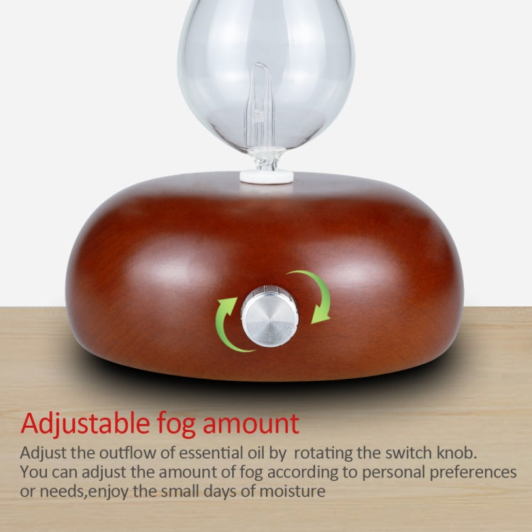 Wood Essential Oil Diffuser Aromatherapy Machine Automatic Alcohol Sprayer, Plug Specification:AU Plug(Dark Brown) - Home & Garden by buy2fix | Online Shopping UK | buy2fix