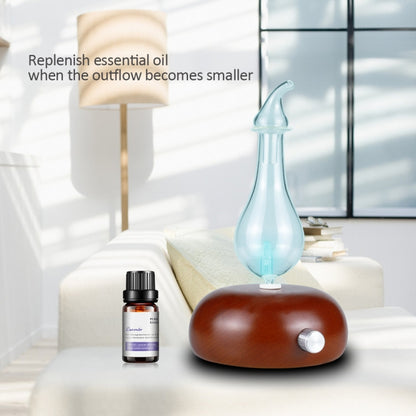 Wood Essential Oil Diffuser Aromatherapy Machine Automatic Alcohol Sprayer, Plug Specification:AU Plug(Dark Brown) - Home & Garden by buy2fix | Online Shopping UK | buy2fix