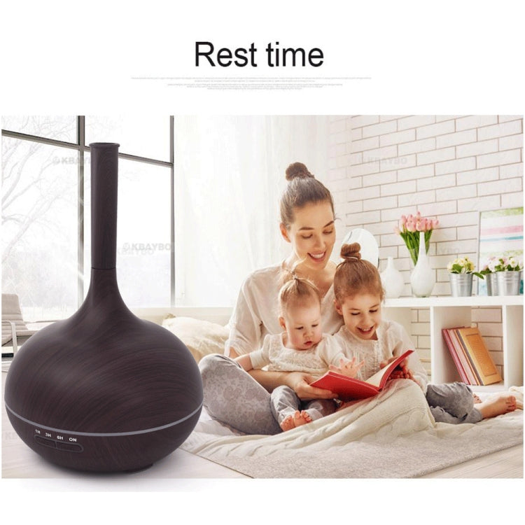 Creative Fragrance Machine Pointed Mouth Humidifier Automatic Alcohol Sprayer with Colorful LED Light, Plug Specification:EU Plug(Light Brown) - Home & Garden by buy2fix | Online Shopping UK | buy2fix