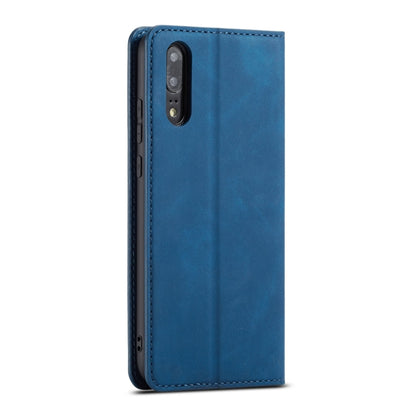 For Huawei P20 Pro Forwenw Dream Series Oil Edge Strong Magnetism Horizontal Flip Leather Case with Holder & Card Slots & Wallet & Photo Frame(Blue) - Huawei Cases by Forwenw | Online Shopping UK | buy2fix