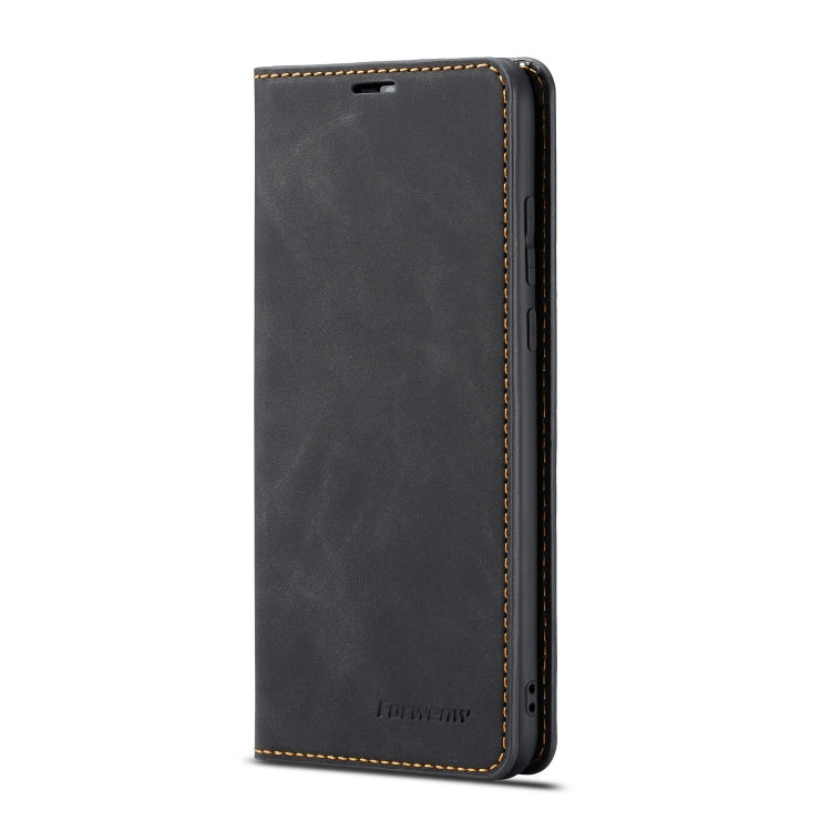 For Huawei P30 Lite Forwenw Dream Series Oil Edge Strong Magnetism Horizontal Flip Leather Case with Holder & Card Slots & Wallet & Photo Frame(Black) - Huawei Cases by Forwenw | Online Shopping UK | buy2fix