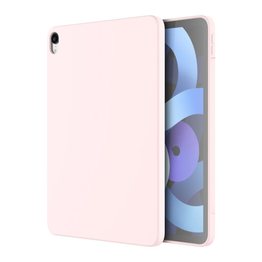 For iPad Air 11 2024 / Air 2022 /  Air 2020 10.9 Mutural Silicone Microfiber Tablet Case(Pink) - iPad Air (2022) / (2020) 10.9 Cases by Mutural | Online Shopping UK | buy2fix