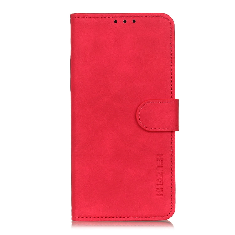 For vivo Y76 5G / Y76s 5G KHAZNEH Retro Texture Horizontal Flip Leather Phone Case(Red) - vivo Cases by buy2fix | Online Shopping UK | buy2fix