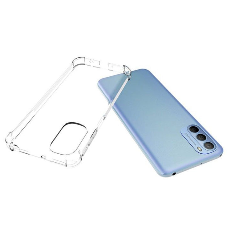 For Motorola Moto G31 Shockproof Non-slip Thickening TPU Phone Case(Transparent) - Motorola Cases by buy2fix | Online Shopping UK | buy2fix