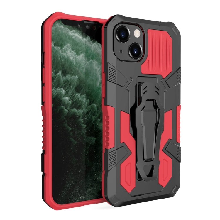 For iPhone 13 Pro Machine Armor Warrior PC + TPU Phone Case (Red) - iPhone 13 Pro Cases by buy2fix | Online Shopping UK | buy2fix