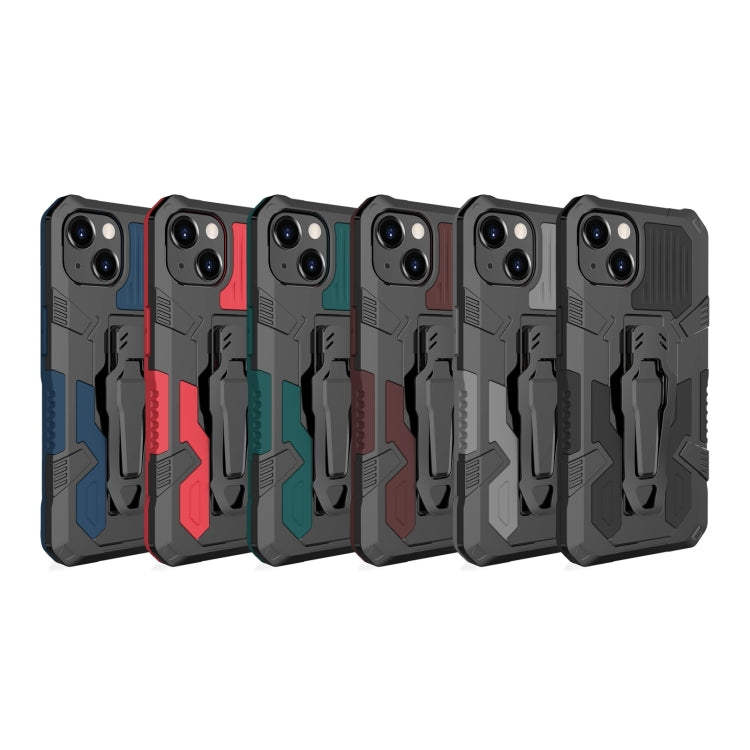 For iPhone 13 Pro Machine Armor Warrior PC + TPU Phone Case (Red) - iPhone 13 Pro Cases by buy2fix | Online Shopping UK | buy2fix