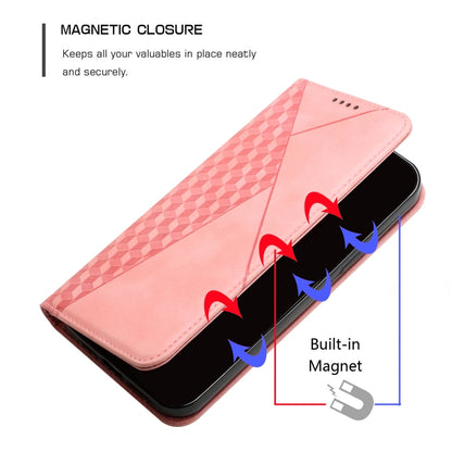 For Motorola Edge 20 Pro Skin Feel Magnetic Leather Phone Case(Rose Gold) - Motorola Cases by buy2fix | Online Shopping UK | buy2fix