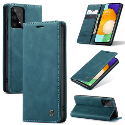 For Samsung Galaxy A53 5G CaseMe 013 Multifunctional Horizontal Flip Leather Phone Case(Blue) - Samsung Accessories by CaseMe | Online Shopping UK | buy2fix
